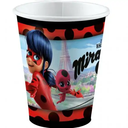 Miraculous Ladybug and Cat Noir Adventures Kubki papierowe 8 sztuk 250 ml zdjęcie produktu