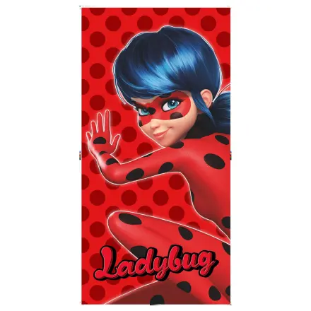 Miraculous Ladybug and Cat Noir Adventures Ręcznik w Czerwone Kropki zdjęcie produktu