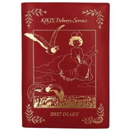 Kiki's Delivery Service Diary Kiki na swojej miotle czerwono-złota folia zdjęcie produktu