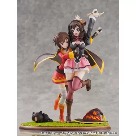 Konosuba: God's Blessing on This Wonderful World! SHIBUYA SCRAMBLE FIGURE Statua PVC 1/6 Megumin & Yunyun Futari wa Otomodachi Ver. 26 cm termékfotója