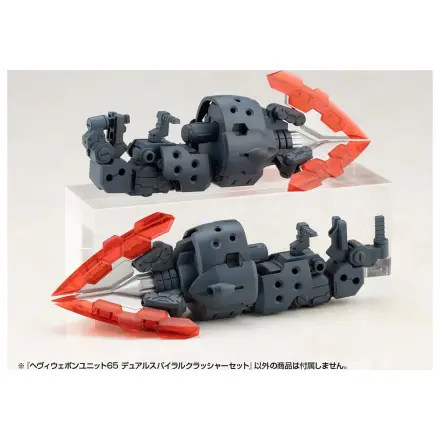 Kotobukiya M.S.G. Zestaw akcesoriów do modelu Heavy Weapon Unit 65 Zestaw Dual Spiral Crusher zdjęcie produktu