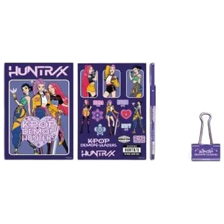 KPop Demon Hunters przezroczysty zestaw piórników Hunter/X zdjęcie produktu