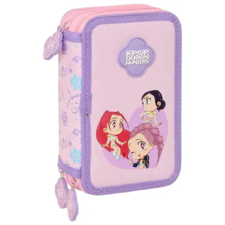 Kpop Demon Hunters Chibi potrójny piórnik 37 szt. zdjęcie produktu