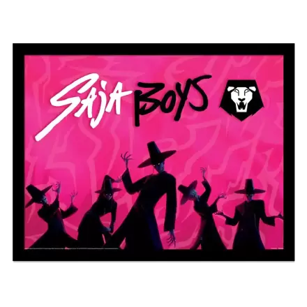 KPop Demon Hunters Plakat Kolekcjonerski w Ramie Saja Boys Idol zdjęcie produktu