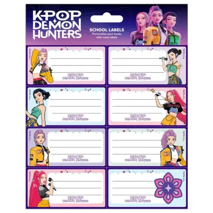 KPop Demon Hunters School Labels Hunter/X zdjęcie produktu