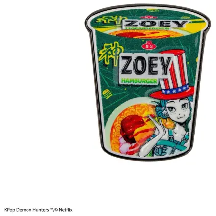 KPop Demon Hunters Pin Zoey Hamburger Noodles zdjęcie produktu