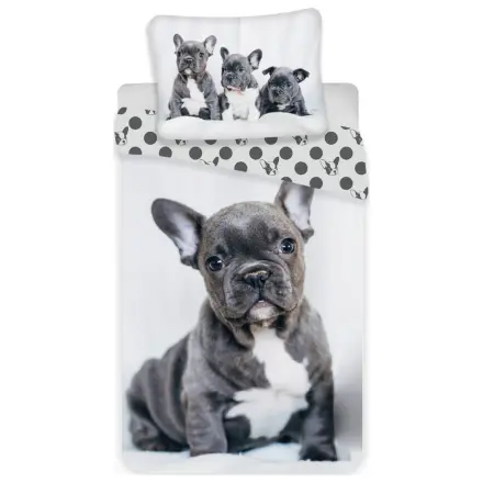 Doggy French Bulldogs Black Poszwa na kołdrę zdjęcie produktu