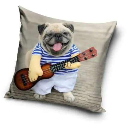 Poszewka na poduszkę ze wzorem psa 40x40 cm zdjęcie produktu