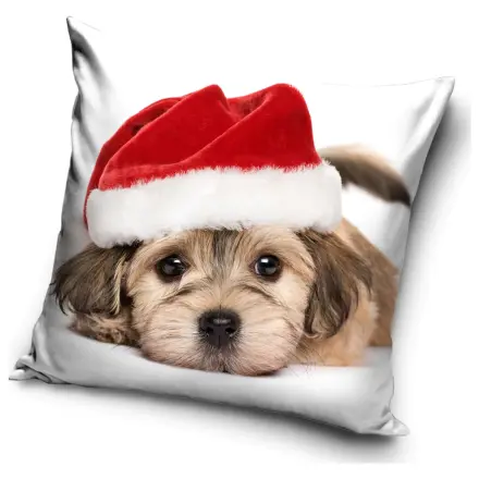 poszewka na poduszkę Dog Santa Hat zdjęcie produktu