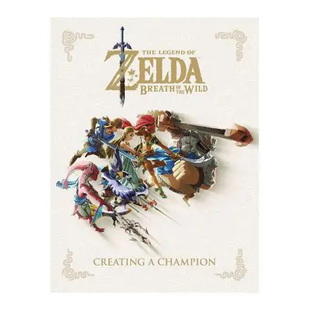 Legend of Zelda Breath of the Wild Art Book Creating A Champion - Album z Grafikami termékfotója