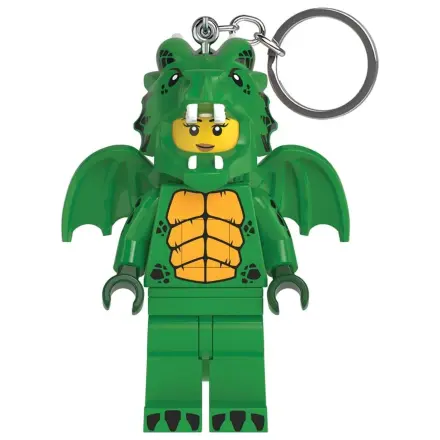 Lego Mini Figurka Brelok z Latarką Zielona Smocza Dziewczynka zdjęcie produktu