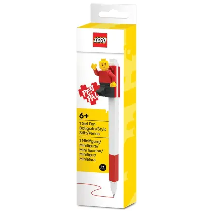 Lego czerwony długopis żelowy z minifigurką zdjęcie produktu
