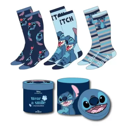 Lilo & Stitch Skarpetki 3-Pack Crazy Stitch 36-43 termékfotója