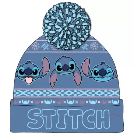 Ciemnoniebieska czapka beanie z pomponem Lilo & Stitch termékfotója