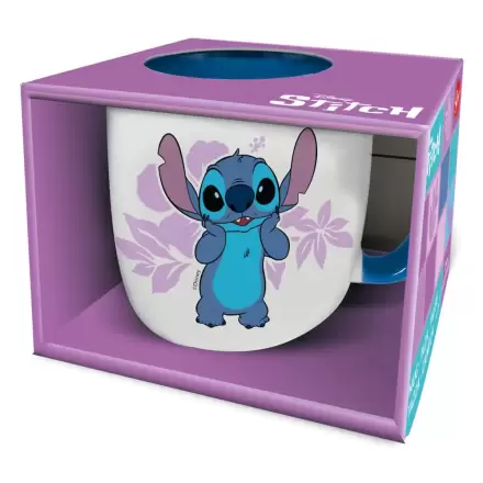 Kubek Lilo & Stitch Stitch różowe kwiaty 385 ml termékfotója