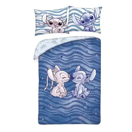 Lilo & Stitch Zestaw pościeli Stitch & Angel Fale 140 x 200 cm / 70 x 90 cm zdjęcie produktu