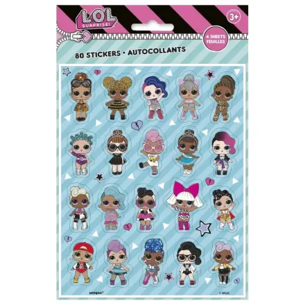 LOL Surprise Friends zestaw naklejek 4 arkusze zdjęcie produktu