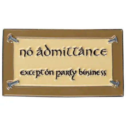 Lord of the Rings Magnes No Admittance (Emaliowany) 7 cm zdjęcie produktu