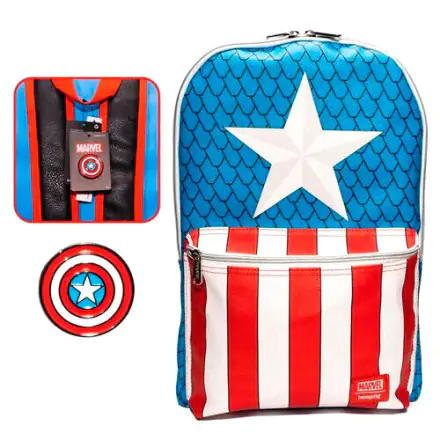 Loungefly Marvel Captain America plecak z przypinką 45 cm termékfotója