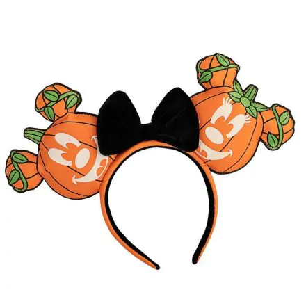 Opaska na głowę Disney by Loungefly Mickey Halloween Mick-O-Lantern termékfotója