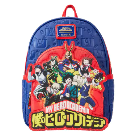 Loungefly My Hero Academia Group Debossed Logo plecak 26cm termékfotója