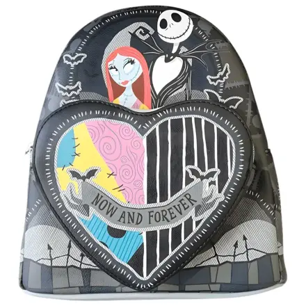 Loungefly The Nightmare Before Christmas Jack & Sally Split Heart plecak 26cm zdjęcie produktu