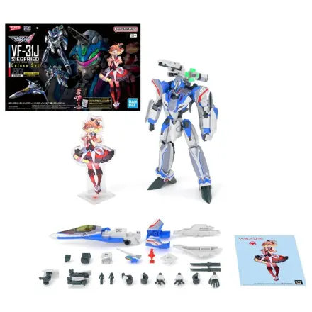 MACROSS HG 1/100 VF-31J Siegfried (Hayate Use) Zestaw Modelowy Deluxe zdjęcie produktu