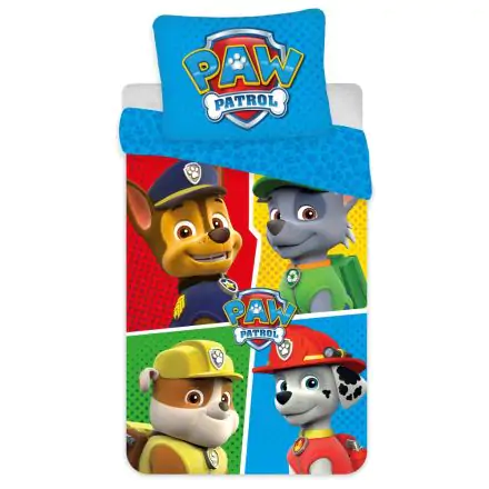 Paw Patrol Poszewka na kołdrę dziecięcą 100x135cm, poszewka na poduszkę 40x60cm zdjęcie produktu