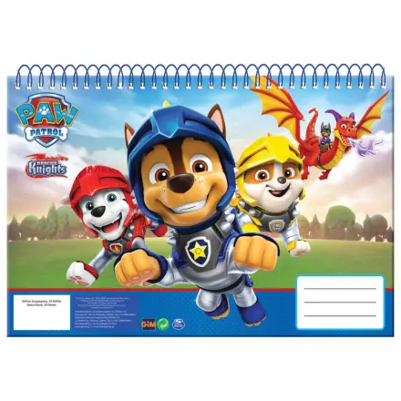 Paw Patrol Knights A/4 Spiralny Szkicownik, 30 kartek zdjęcie produktu