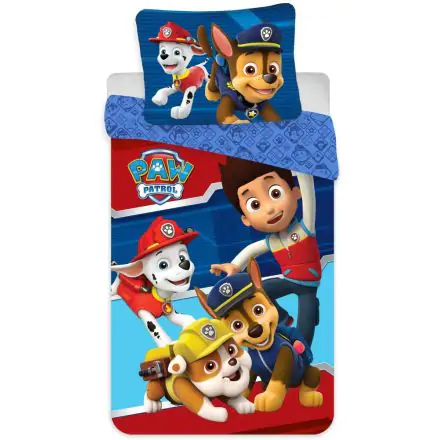 Paw Patrol Poszwa na kołdrę z mikrofibry 140x200cm, poszewka na poduszkę 70x90 cm zdjęcie produktu