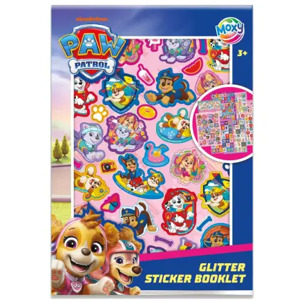 PAW Patrol Puppy Love Brokatowa Książeczka z Naklejkami zdjęcie produktu