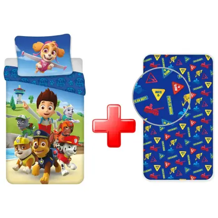 Paw Patrol Ready Zestaw Poszewek na Kołdrę i Prześcieradło z Gumką zdjęcie produktu