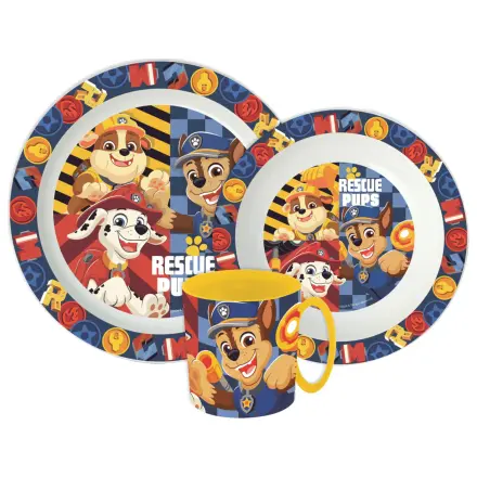 Paw Patrol Rescue Pups Zestaw naczyń obiadowych, Micro Plastic Zestaw z kubkiem zdjęcie produktu