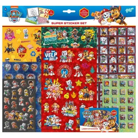 Paw Patrol Rescue Repeat Super Zestaw naklejek z zabawką zdjęcie produktu