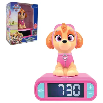 Cyfrowy budzik z lampką nocną 3D Paw Patrol Skye zdjęcie produktu