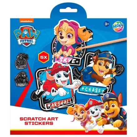 Paw Patrol Team Zestawy Naklejek do Zeskrobywania typu Scratch Art zdjęcie produktu