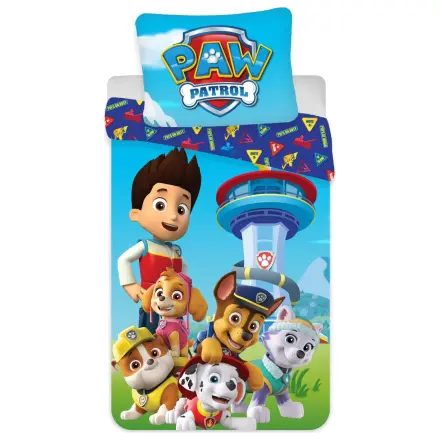 Paw Patrol Tower Adventure dla dzieci, przedszkolna poszwa na kołdrę zdjęcie produktu