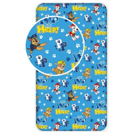 Paw Patrol Yelp prześcieradło z gumką 90x200 cm zdjęcie produktu