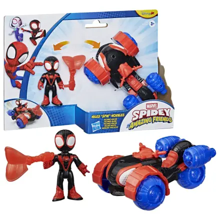Marvel And His Awesome Friends Spidey Miles Morales figurka i pojazd zdjęcie produktu