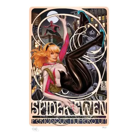 Marvel Art Print Spider-Gwen: Périodique Numéro Un 46 x 61 cm - nieoprawiony zdjęcie produktu