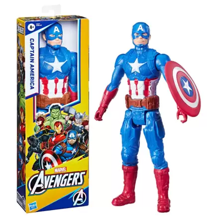 Marvel Avengers Titan Hero Kapitan Ameryka figurka deluxe 30 cm termékfotója