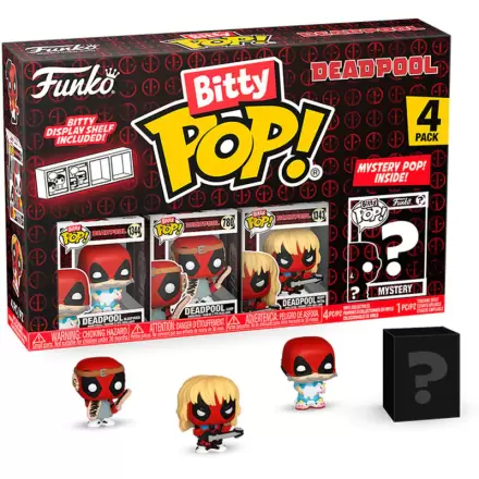 Deadpool Bitty Funko POP! Figurka winylowa 4-Pack Sleepover 2,5 cm termékfotója