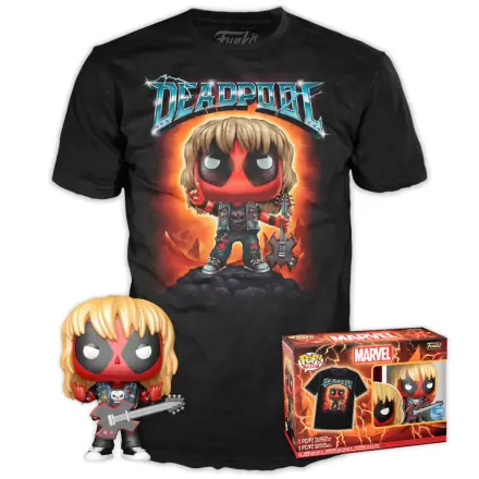 Zestaw figurek Funko POP & Koszulka Marvel Deadpool Heavy Metal termékfotója