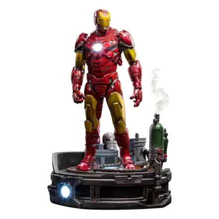 Marvel Deluxe Art Scale Statue 1/10 Iron Man Unleashed 23 cm Statua Artystyczna w Skali termékfotója