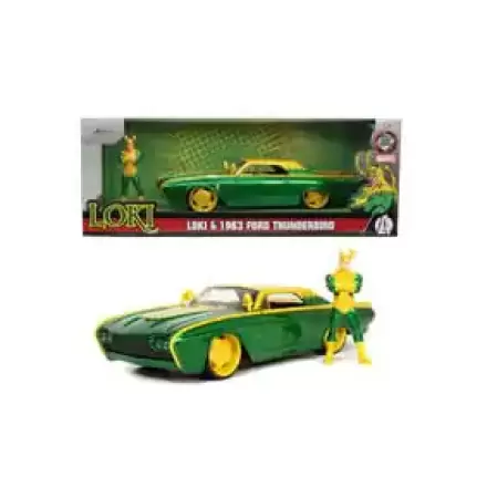 Marvel Diecast Model 1/24 Ford Thunderbird Loki zdjęcie produktu