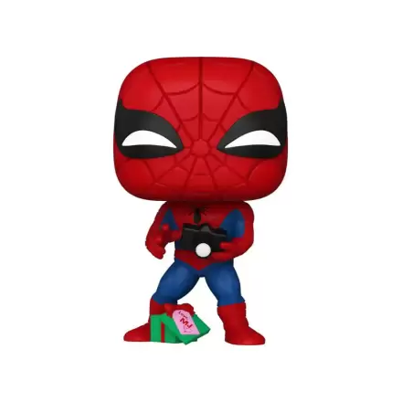 Marvel Funko POP! Figurka Vinyl Holiday Spiderman z Otwartym Prezentem 9 cm termékfotója