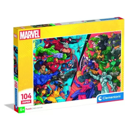 Marvel Heroes vs Villains super puzzle 104 elementy termékfotója