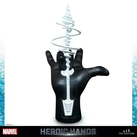 Marvel Heroic Hands Statua naturalnej wielkości #1B Spider-Man Czarny Kostium 26 cm termékfotója