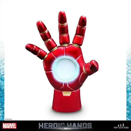 Marvel Heroic Hands Statua naturalnej wielkości #2A Iron Man 23 cm termékfotója