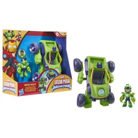 Marvel Iron Man And His Awesome Friends figurka Hulk i pojazd zdjęcie produktu